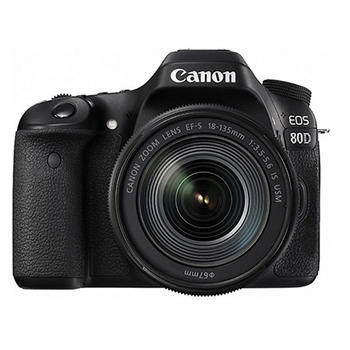 佳能相机 EOS 80D（EF-S 18-135MM F/3.5-5.6 IS USM）佳能相机单反套机