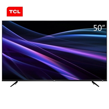 TCL 电视机 50P6  LED显示屏 超高清4K 人工智能语音 二级能效 50英寸黑色 一年保修