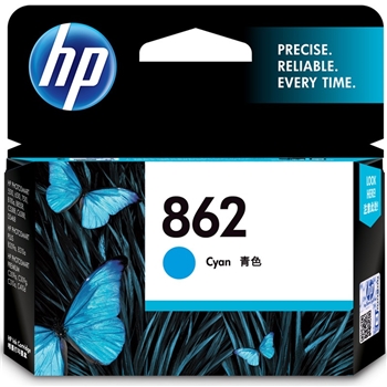 惠普（HP）CB318ZZ 862号青色墨盒 适用HPPhotosmartC5388 B210a B110a 6510 Photosmart7510
