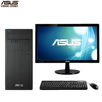 华硕（ASUS）D640MB-I5H00006 台式机电脑 i5-9400/8G/6核/1TB+128G/无光驱/集显/中标麒麟V7.0/23.8寸显示器
