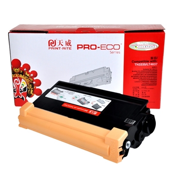 天威(PrintRite) TN3335/LT4637 黑色粉盒 专业装 适用3335/4637 Brother HL-5440D/5450DN/5470DWT/6180DWT/MFC-8510DN