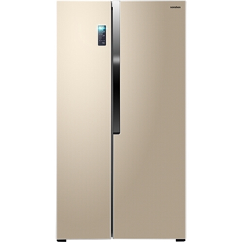 容声(Ronshen) 529升冰箱 对开门冰箱 矢量双变频冰箱 纤薄机身 风冷无霜冰箱 节能静音冰箱 沐光金 容声电冰箱BCD-529WD11HP