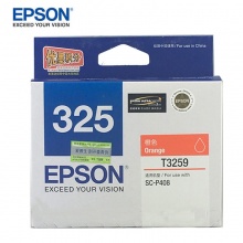 爱普生(EPSON)T3259橙色墨盒适用爱普生P408打印机