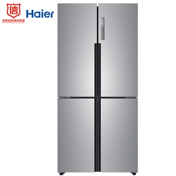 海尔 （Haier ）477升双变频风冷无霜十字门冰箱 干湿分储 T·ABT除菌多门纤薄机身厨装一体BCD-477WDPCU1