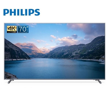 飞利浦/PHILIPS 70英寸电视机 护眼防蓝光电视机 4K高清电视机 HDR网络智能液晶电视70PUF7164/T3 语音遥控电视机 2+32G大内存电视机 液晶电视机