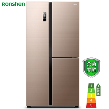 容声(Ronshen) 558升冰箱 T型对开三门冰箱 一级能效冰箱 0度养鲜冰箱 变频杀菌保湿冰箱 艾弗尔X6冰箱 BCD-558WD11HPA