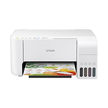 爱普生（EPSON）L3156 A4全新彩色无线多功能一体机 (打印/复印/扫描/wifi) 优雅白色