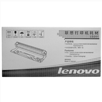 联想（Lenovo）LD201 黑色硒鼓  适用机型S1801/LJ2205/M1851/M7206/M7255F/F2081/LJ2206W/M7206W/M7256WHF