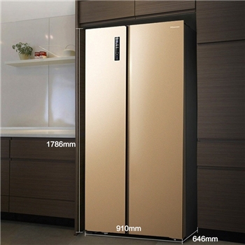 海信（Hisense）519升冰箱对开门冰箱 变频风冷冰箱 纤薄大容量冰箱 双开门冰箱BCD-519WTVBP