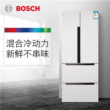 博世（BOSCH） 484升 变频混冷无霜 多门冰箱 LED触控屏 玻璃面板（皓白）BCD-484W(KME48S20TI)
