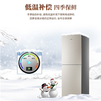 海尔（Haier）冰箱双门二门风冷无霜变频节能家用一级能效大冷冻室两门电冰箱 BCD-309WMCO