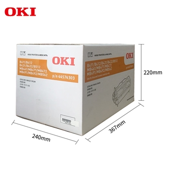 OKI B411/431/412/432DN 原装激光打印机耗材原厂黑色感光鼓 30000页 货号44574303
