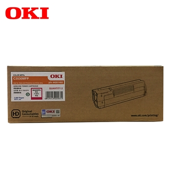 OKI C3530MFP 激光打印机原装洋红色墨粉墨仓 货号44201402