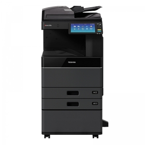 东芝（TOSHIBA）商务办公黑白激光A3A4打印机复合机网络打印复印扫描传真一体机 标配（双层纸盒 自动双面器