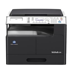 柯尼卡美能达 KONICA MINOLTA bizhub 206 A3 黑白多功能复合机（三合一，一个纸盒 双面器）