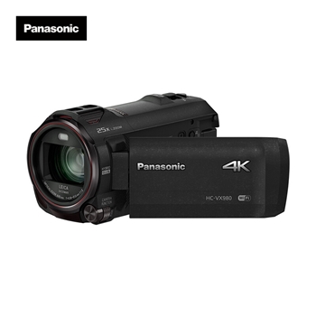松下（Panasonic) VX980家用摄像机/直播4K高清数码摄像机 /DV/摄影机/录像机 20倍光学变焦摄像机、无线多摄像头松下摄像机