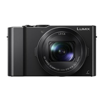 松下（Panasonic）LX10 1英寸大底数码相机/卡片机 徕卡镜头 大光圈 颜色黑卡片机 触摸屏 vlog相机 WIFI 4K