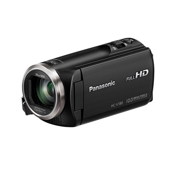 松下（Panasonic) V180家用/直播高清数码摄像机 /DV/摄影机/录像机 90倍智能变焦、5轴防抖、大广角录制