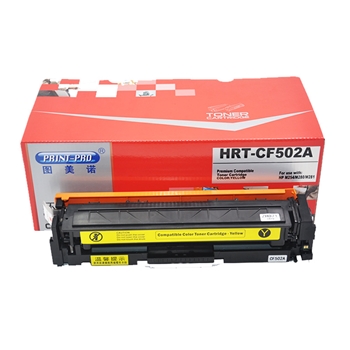 图美诺  HRT-CF502A  硒鼓 黄色 适用于HP Color LaserJet Pro M254nw/254dw/ MFP M280nw/M281fdn/M281fdw