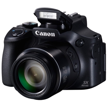佳能（Canon）PowerShot SX60 HS 数码相机 1/2.3英寸CMOS传感器 约1610万像素 3.0英寸可旋转液晶屏 65倍光学变焦 无内存存储 