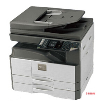 夏普（SHARP） MX-M3158NV 黑白激光多功能一体机（复合机） A3幅面 网络打印/复印/扫描 标配含输稿器和两个纸盒 加配国产工作台