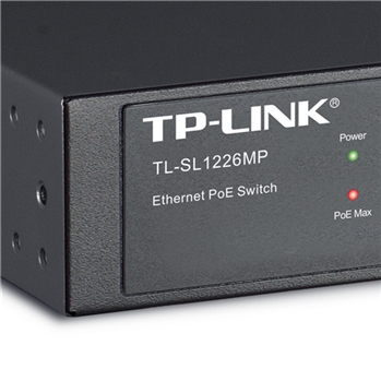 TP-LINK TL-SL1226P-Combo无线AP监控48V千兆24口百兆POE供电网络交换机d