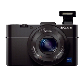 索尼（SONY）DSC-RX100 M2 数码相机 黑卡系列 1英寸CMOS传感器 约2020万像素 3英寸显示屏 3.6倍光学变焦 无内置存储 f=28-100mm F1.8-4.9蔡司镜头