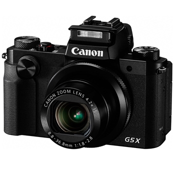 佳能（Canon）PowerShot G5X 数码相机 1英寸CMOS传感器 2020万有效像素 3.0英寸液晶屏 4.2光学变焦 无内置存储 DIGIC6处理器 