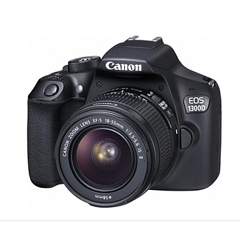 佳能 Canon 单反套机 EOS 1300D （EF-S 18-55mm f/3.5-5.6 IS II）