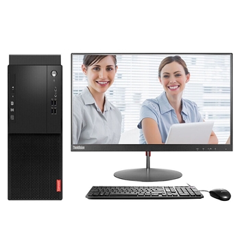 联想  台式机 启天M415 i5-7500/8G/1T+256G/DVDRW集成/23.8寸/WIN10H