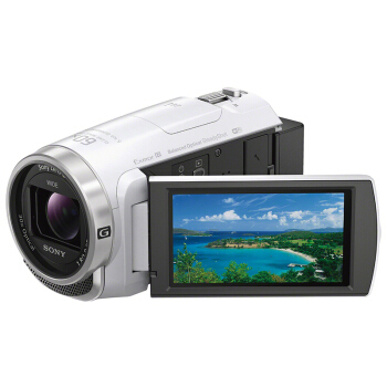 索尼（SONY）HDR-CX680数码摄像机官方标配 64G内存卡 三脚架 +多块原装电池 原装座充电器 相机包