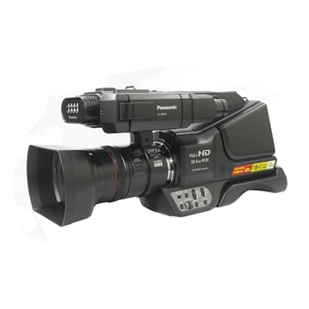 松下（Panasonic）高清肩扛摄像机	HC-MDH3GK	约603万有效像素 3.0英寸液晶屏 自动/手动对焦 20倍光学变焦 黑色 含支架+摄像包+128G卡+电池