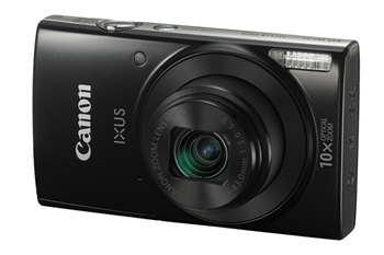 佳能（Canon）IXUS 190 数码相机 （2000万像素 10倍光学变焦 24mm超广角 支持Wi-Fi和NFC）黑色