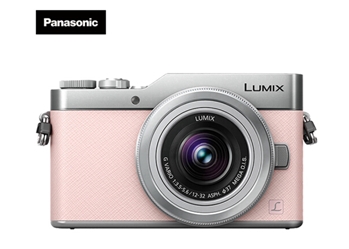 松下（Panasonic）GF9K微型单电套机（12-32mm镜头）4K相机美颜自拍相机、触摸翻转屏相机、WIFI传输 樱花粉相机