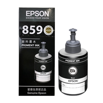 爱普生(EPSON) T8591黑色墨水(适用M105/M205/L605/L655/L1455）原装黑色连供墨水