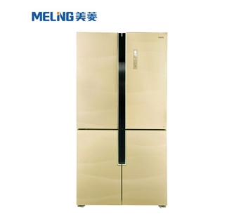 美菱（MeiLing） BCD-658WUP9B 658升冰箱 智能变频冰箱   风冷无霜冰箱 对开门冰箱 远程控制冰箱 三温独立冰箱 金