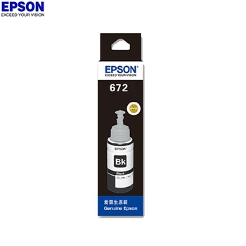爱普生(EPSON)T672原装墨水 适用于爱普生L383 SC 黑色
