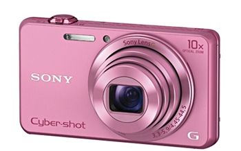 索尼（SONY）数码相机 卡片机 家用相机 DSC-WX220粉色