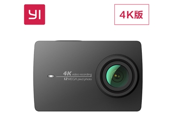 小蚁（YI）4K运动相机（黑色）智能摄像机 户外航拍潜水防抖相机 遥控相机
