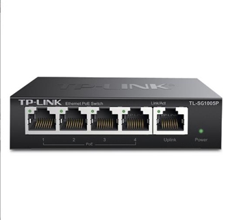 TP-LINK TL-SG1005P 5口全千兆以太网PoE交换机