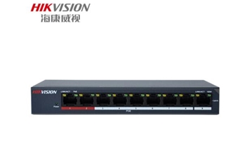海康威视（HIKVISION）DS-3E0109P-E/M  POE 供电百兆交换机