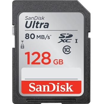 闪迪（Sandisk）128GB SD卡 读80MB/s 相机内存卡存储卡