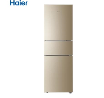 海尔（Haier）216升冰箱 海尔冰箱 三门冰箱 风冷无霜冰箱 低温净味冰箱 家用电冰箱 软冷冻冰箱 电子控温冰箱BCD-216WMPT