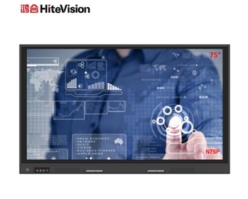 会议平板鸿合（HiteVision）ICB-N75P 会议平板视频会议系统电子白板教学一体机双系统触摸75英寸无线智能平板 4K屏 含支架+无线传屏器