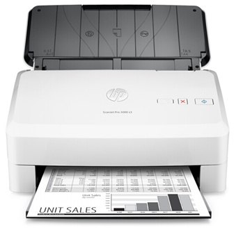 惠普(HP) ScanJet Pro 3000 s3 A4幅面 速度高达 35 ppm 色彩24 高速馈纸式是双面自动