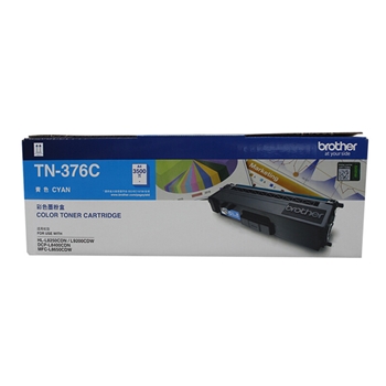 兄弟(BROTHER) TN-376C 打印机粉盒 适用于L8250CDN L9200CDW L8400CDN L8650CDW 蓝色 打印量3500页