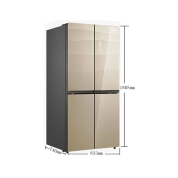 美的 BCD-482WTGM 482升十字对开门风冷无霜家用多门电冰箱