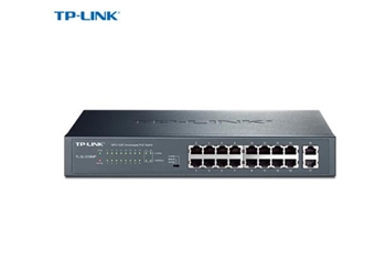 TP-LINK TL-SL1218MP 16口百兆PoE交换机 