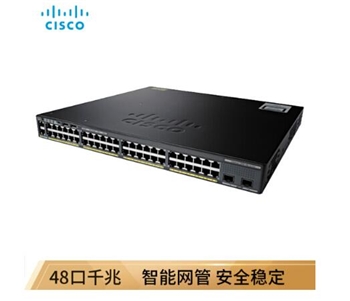 思科（Cisco）WS-C2960X-48TS-LL 48口千兆 交换机