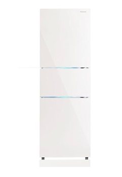 松下（Panasonic） NR-C240GM-XW 237升冰箱 三门冰箱 玻璃门冰箱 变温冰箱 保鲜冰箱